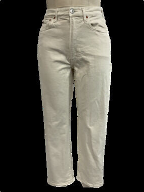 Buck Mason Classic Cream Rider Denim Jeans Size 27